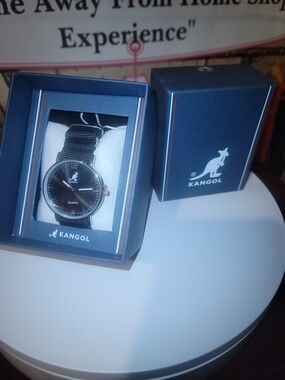Kangol Black Watch &  Box with Barcode